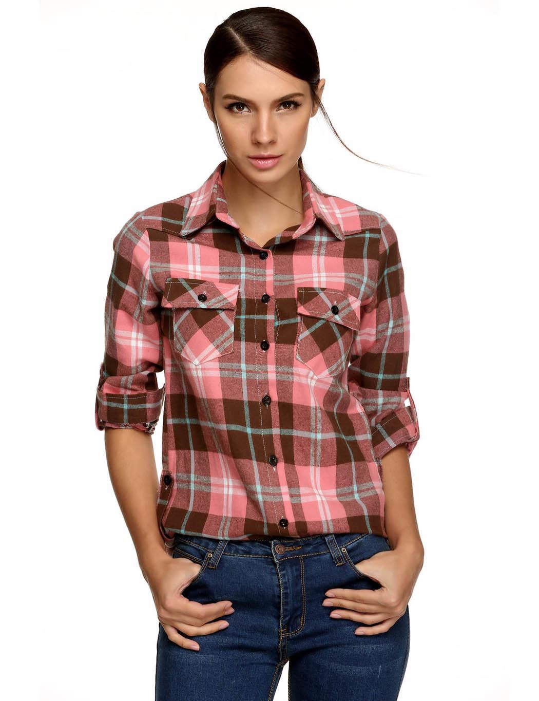 womens button down casual shirts